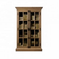 Best Sale Distressed Natural Color Wood Living Room Cabinet